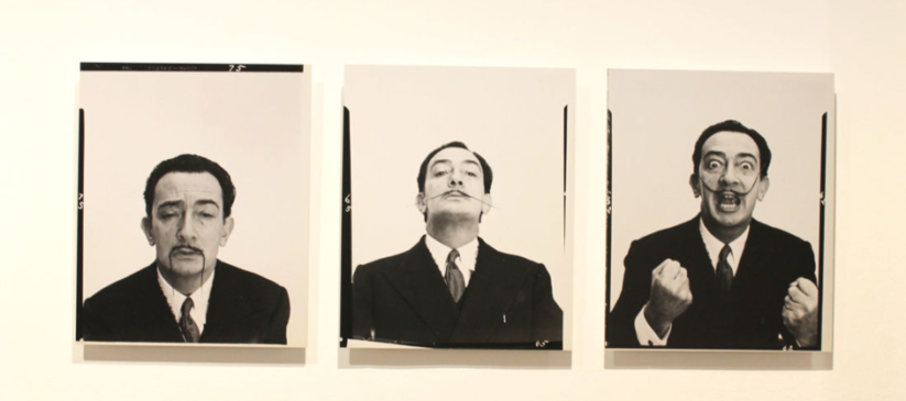 dali a la moustache relevée triptyque