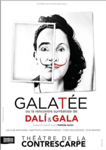 galatée ou la rencontre surréaliste de dali et de gala affiche