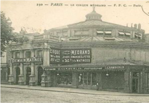 Le cirque Medrano boulevard rochechouart Paris