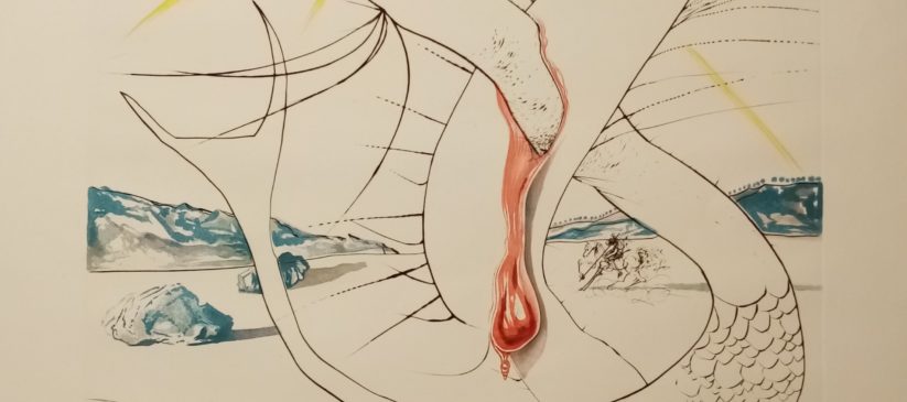 caducée de mars alimenté par le boule de feu de jupiter conquete du cosmos dali